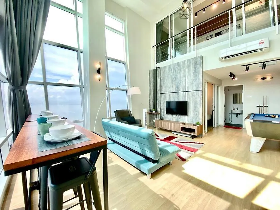 Maritime Suite #Pool Table #Full Seaview #Georgetown #6Pax #2Br 2Bath #1King 2Single 2Floor Mattress #Quality Well Maintained #Private Host Jelutong