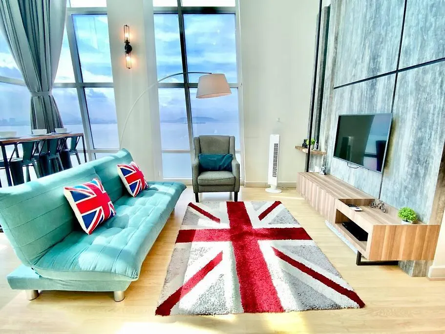 Maritime Suite #Pool Table #Full Seaview #Georgetown #6Pax #2Br 2Bath #1King 2Single 2Floor Mattress #Quality Well Maintained #Private Host Jelutong