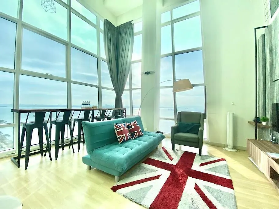 Maritime Suite #Pool Table #Full Seaview #Georgetown #6Pax #2Br 2Bath #1King 2Single 2Floor Mattress #Quality Well Maintained #Private Host Jelutong