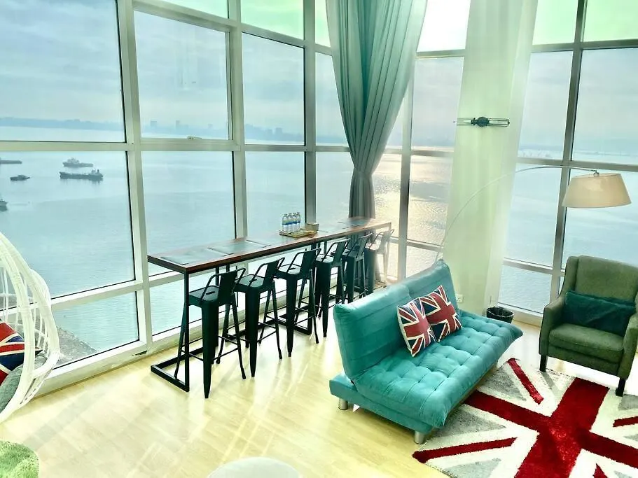 Maritime Suite #Pool Table #Full Seaview #Georgetown #6Pax #2Br 2Bath #1King 2Single 2Floor Mattress #Quality Well Maintained #Private Host Jelutong 0*,